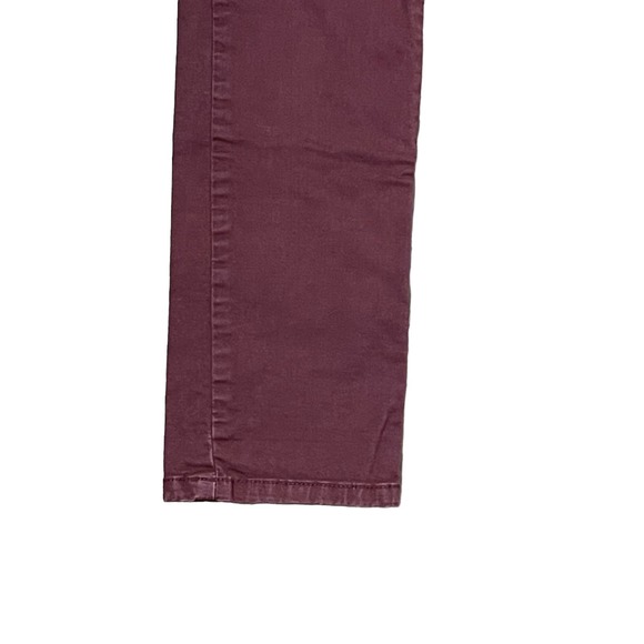 American Eagle Skinny Stretch Jeans Size 6 Regular‎ Wine Cotton Blend 30X30 - Picture 3 of 6
